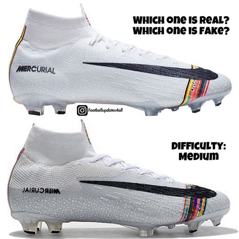 replica soccer boots vs authentic